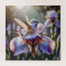 Recherche de colibri puzzles Fleur