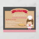 Recherche de pizza chef invitations Fête