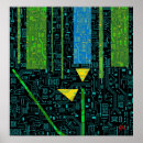 Recherche de geeks posters Bleu
