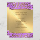 Recherche de lilas bar bat mitzvah invitations Violet