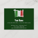 Recherche de drapeau italien cartes visite Italiano