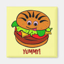 Zoek naar hamburger magneten Cartoon