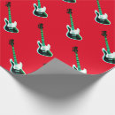 Recherche de vert électrique papier cadeau Musicien