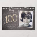 Recherche de 100th anniversaire invitations Cent