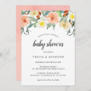 Recherche de watercolor floral baby shower invitations Fleurs
