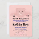 Recherche de porcelet invitations Mignon