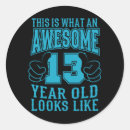 Recherche de anniversaire de 13 ans autocollants Adolescent