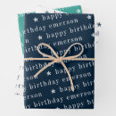 Recherche de motif bleu turquoise papier cadeau Pour enfants
