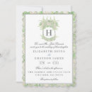 Recherche de blanc vert invitations Aquarelle florale