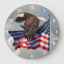 Recherche de aigle chauve américain horloges Oiseau