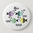 Zoek naar vis buttons Ocean