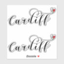 Recherche de cardiff autocollants Cardiaque