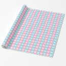Zoek naar tweeling baby shower cadeaupapier Roze en blauw