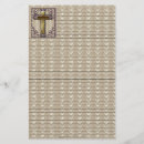 Zoek naar christelijke symbolen briefpapier Kruis