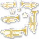 Recherche de trumpeter autocollants Instrument à vent