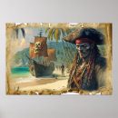 Zoek naar schat eiland posters Avontuur