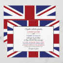 Recherche de britanniques invitations Union jack