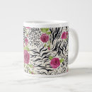 Recherche de motif exotique tasses Fleur