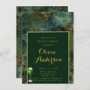 Recherche de emerald green gold invitations Agiter