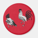 Recherche de coq refrigérateur magnets Oiseaux