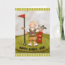 Recherche de humour de golf vœux cartes Nom