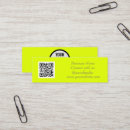 Recherche de jaune fluorescent cartes visite Tendance