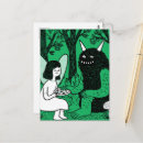 Recherche de monstre vert cartes postales Mignon