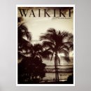 Recherche de waikiki posters Vintage