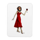 Zoek naar wijn magneten Rode jurk