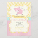 Recherche de porcelet invitations Baby