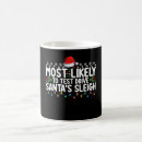 Recherche de père noël traîneau tasses Assortis