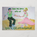 Recherche de rock and roll invitations Les années 50