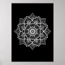 Recherche de mandala floral posters Cercle