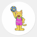 Recherche de handballer autocollants Joueur de handball