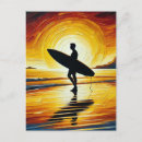 Recherche de surfeurs cartes postales Hawaii