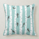 Recherche de bouleau coussins Oiseau
