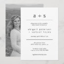 Recherche de couple photo invitations Minimaliste