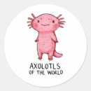 Recherche de axolotl autocollants Dessin animé axolotl