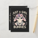 Recherche de lapins kawaii cartes postales Animaux