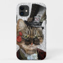 Recherche de de chat de steampunk iphone coques Feuille de fleur