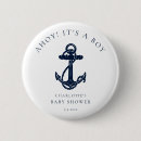 Zoek naar blauw baby shower buttons Typografie