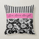 Recherche de damassé rose coussins Motif