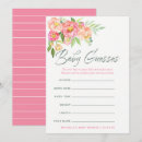 Recherche de jeux de baby shower fille invitations Toute personne