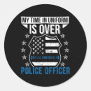 Recherche de policier autocollants Policier à la retraite