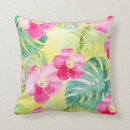 Recherche de feuille de bananier coussins Tropical