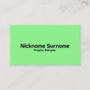 Zoek naar groen limoen visitekaartjes Eenvoudig