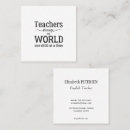 Zoek naar onderwijs visitekaartjes Minimalistisch