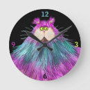 Recherche de chats colorés horloges Mignon