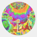 Recherche de mandala bleu autocollants Fleur