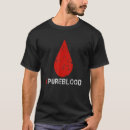 Recherche de sang tshirts Effrayant
